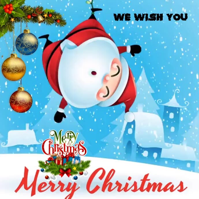 Professional Merry Chrismis Instagram Post  || happy chrismis 2025 Logotyp template